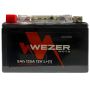 Автомобильный аккумулятор WEZER MOTO WEZ9135L 9А/ч-12V мото EN135 прямая 150x87x107